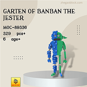 MOC Factory Block 89336 Garten of Banban The Jester Movies and Games