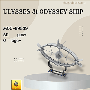 MOC Factory Block 89339 Ulysses 31 Odyssey Ship Space