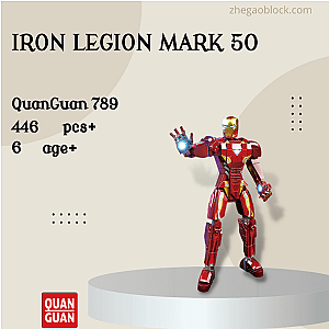 QUANGUAN Block 789 Iron Legion Mark 50 Creator Expert