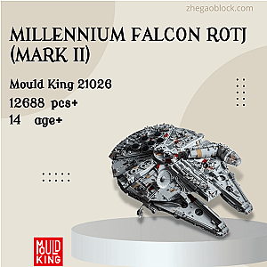 MOULD KING Block 21026 Millennium Falcon ROTJ (Mark II) Star Wars