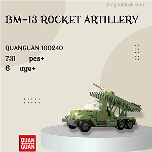 QUANGUAN Block 100240 BM-13 Rocket Artillery Military