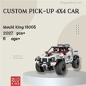 MOULD KING Block 18005 Custom Pick-Up 4X4 Car Technician
