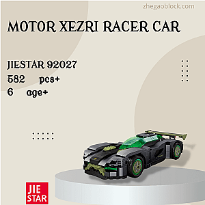 JIESTAR Block 92027 Motor XEZRI Racer Car Technician