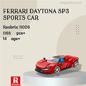 REOBRIX Block 11026 Ferrari Daytona SP3 Sports Car Technician