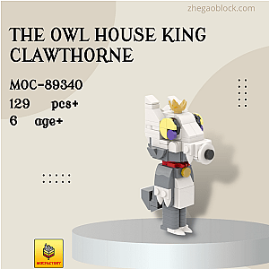 MOC Factory Block 89340 The Owl House King Clawthorne Movies and Games