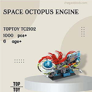 TOPTOY Block TC2102 Space Octopus Engine Creator Expert