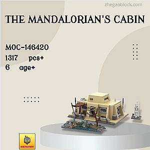 MOC Factory Block 146420 The Mandalorian's Cabin Star Wars