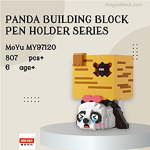 MOYU Block MY97120 Panda Building Block Pen Holder Series Creator Expert