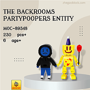 MOC Factory Block 89348 The Backrooms Partypoopers Entity Movies and Games