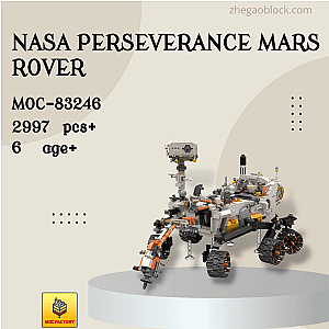 MOC Factory Block 83246 NASA Perseverance Mars Rover Space