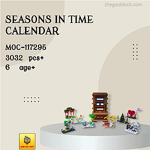 MOC Factory Block 117295 Seasons In Time Calendar Creator Expert