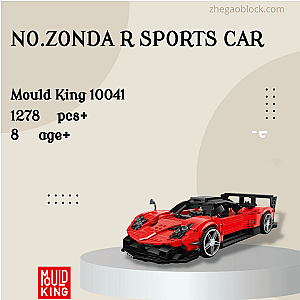 MOULD KING Block 10041 No.Zonda R Sports Car Technician