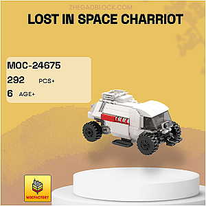 MOC Factory Block 24675 Lost In Space Charriot Movies and Games