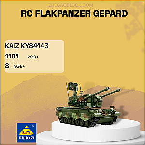 KAZI / GBL / BOZHI Block KY84143 RC Flakpanzer Gepard Military