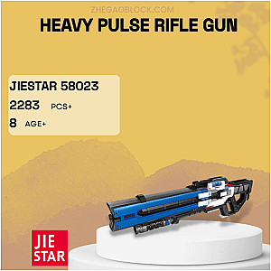 JIESTAR Block 58023 Heavy Pulse Rifle Gun Military