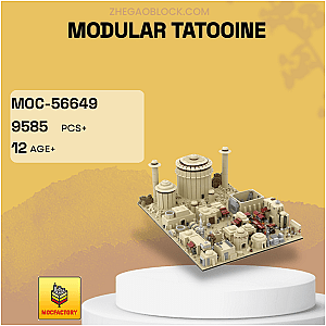 MOC Factory Block 56649 Modular Tatooine Star Wars
