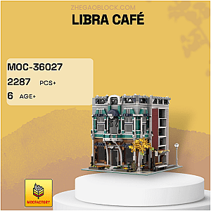 MOC Factory Block 36027 Libra Café Modular Building