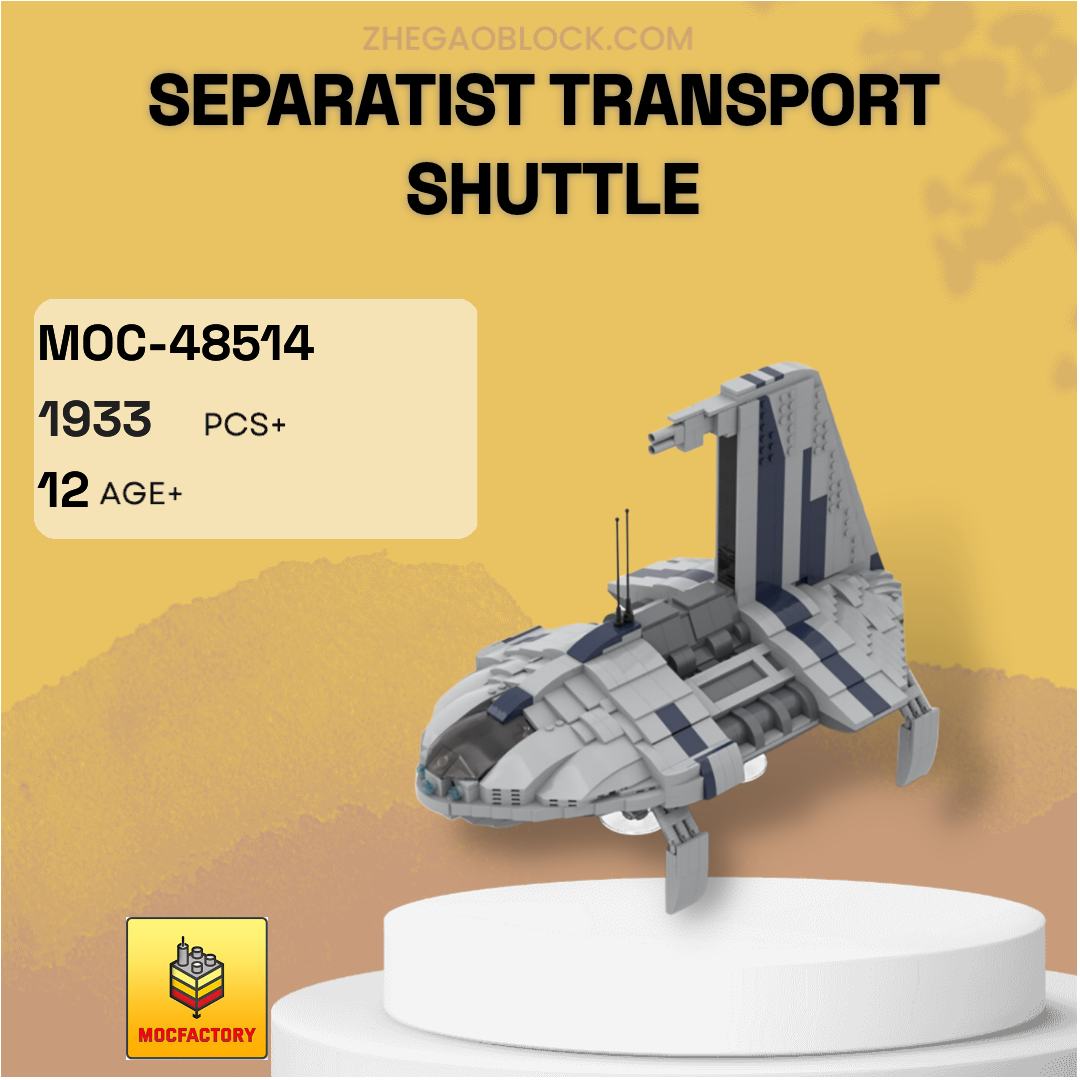 Newest Lego Star Wars separatist shuttle