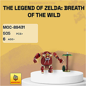 MOC Factory Block 89431 The Legend of Zelda: Breath of the Wild Movies and Games
