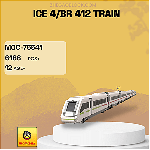 MOC Factory Block 75541 ICE 4/Br 412 Train Technician