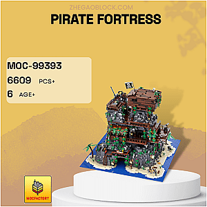 MOC Factory Block 99393 Pirate Fortress Creator Expert