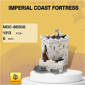 MOC Factory Block 86506 Imperial Coast Fortress Modular Building