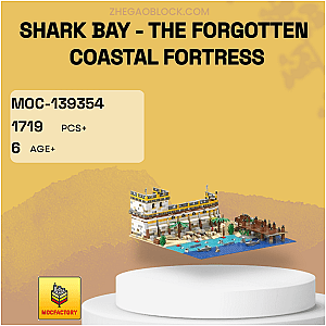 MOC Factory Block 139354 Shark Bay - The Forgotten Coastal Fortress Creator Expert