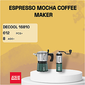 DECOOL / JiSi Block 16810 Espresso Mocha Coffee Maker Creator Expert