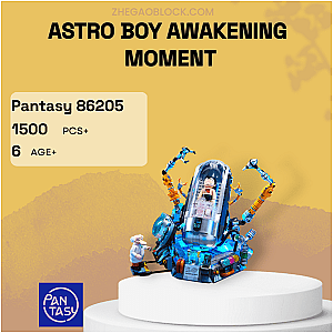 Pantasy Block 86205 Astro Boy Awakening Moment Movies and Games