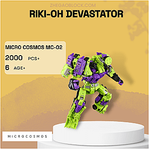 MICRO COSMOS Block MC-02 RIKI-OH Devastator Creator Expert