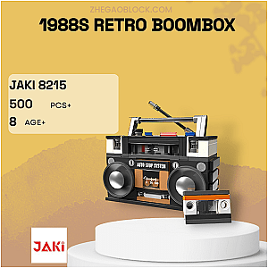 JAKI Block 8215 1988S Retro Boombox Creator Expert