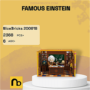 NiceBricks Block 200618 Famous Einstein Creator Expert