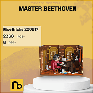 NiceBricks Block 200617 Master Beethoven Creator Expert
