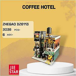 JIESTAR Block DZ6113 Coffee Hotel Modular Building