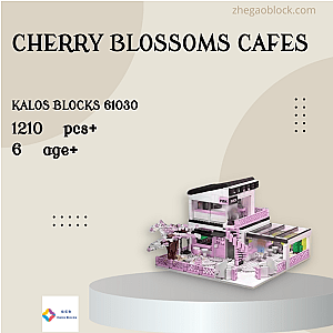 KALOS BLOCKS Block 61030 Cherry Blossoms Cafes Creator Expert