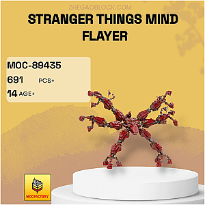 MOC Factory Block 89435 Stranger Things Mind Flayer Movies and Games