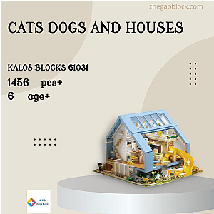 KALOS BLOCKS Block 61031 Cats Dogs and Houses Creator Expert