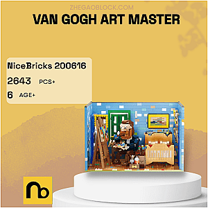 NiceBricks Block 200616 Van Gogh Art Master Creator Expert
