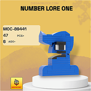 MOC Factory Block 89441 Number Lore One Creator Expert