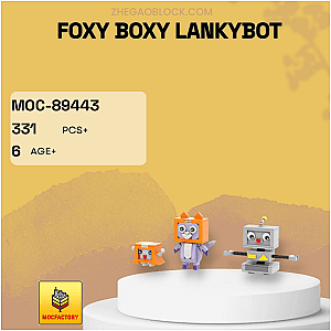 MOC Factory Block 89443 Foxy Boxy LankyBot Creator Expert