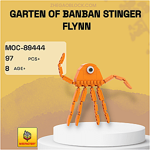 MOC Factory Block 89444 Garten of Banban Stinger Flynn Creator Expert