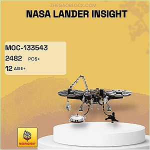 MOC Factory Block 133543 NASA Lander InSight Space