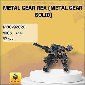 MOC Factory Block 92620 Metal Gear Rex (Metal Gear Solid) Creator Expert