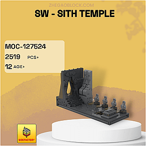 MOC Factory Block 127524 SW - Sith Temple Star Wars