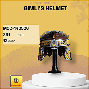 MOC Factory Block 140506 Gimli's Helmet Movies and Games