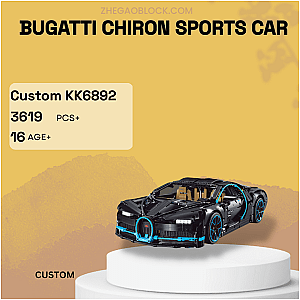 Custom Block KK6892 Bugatti Chiron Sports Car Technician