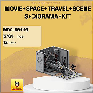 MOC Factory Block 89446 Movie Space Travel Scenes Diorama Kit Star Wars