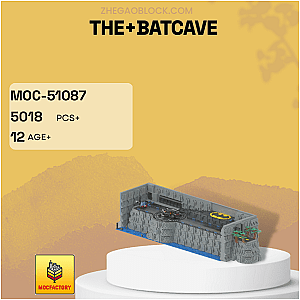 MOC Factory Block 51087 The Batcave Movies and Games