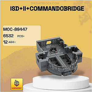 MOC Factory Block 89447 ISD II Commandobridge Star Wars