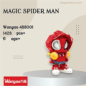 Wangao Block 488001 Magic Spider Man Movies and Games